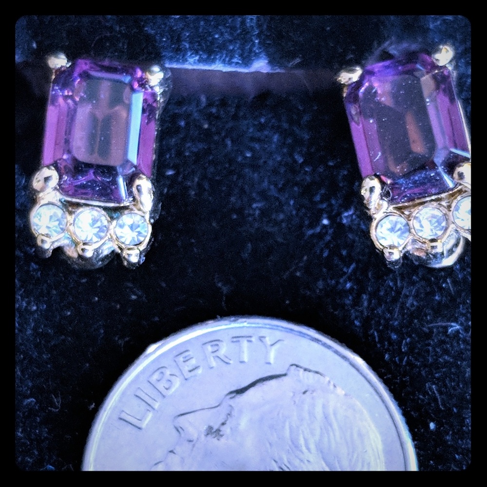 Amethyst earrings
